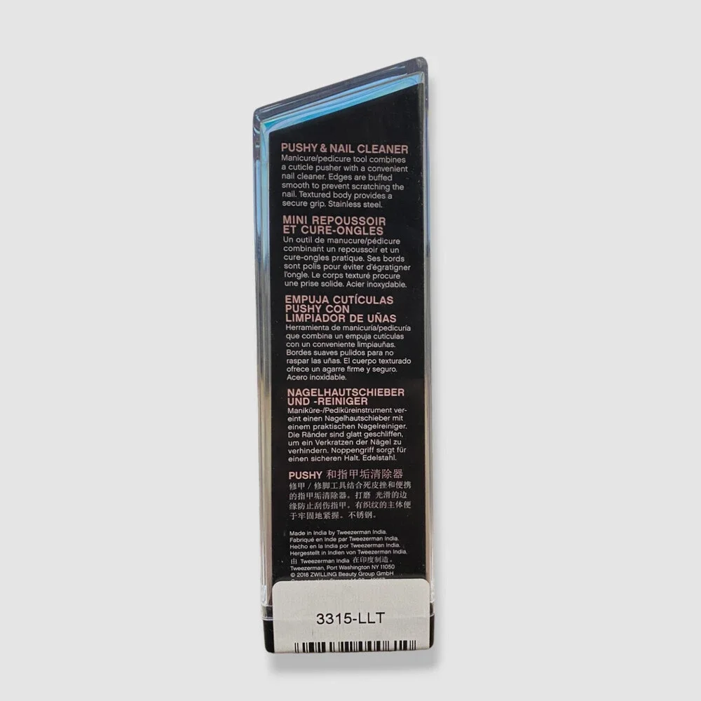 $18 TWEEZERMAN Pushy Nail Cleaner Stainless Steel Cuticle Pusher